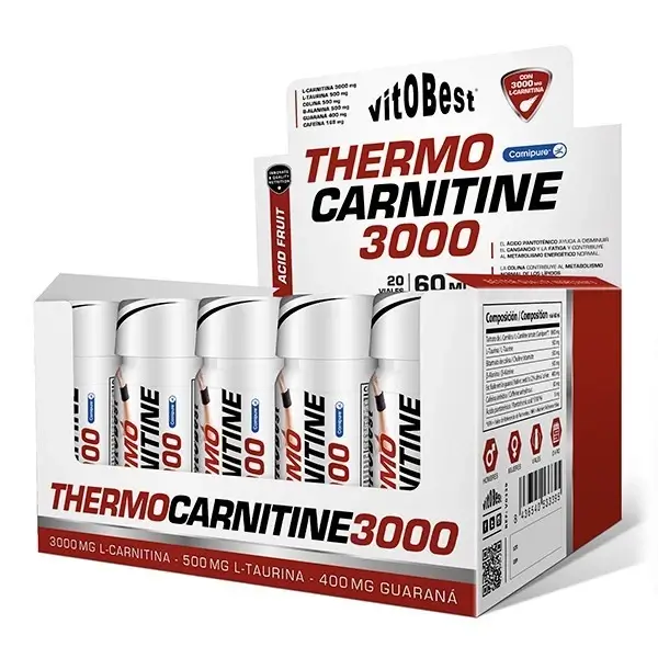THERMO CARNITINE 3000 ACID FRUIT 20 Viales 60 ml